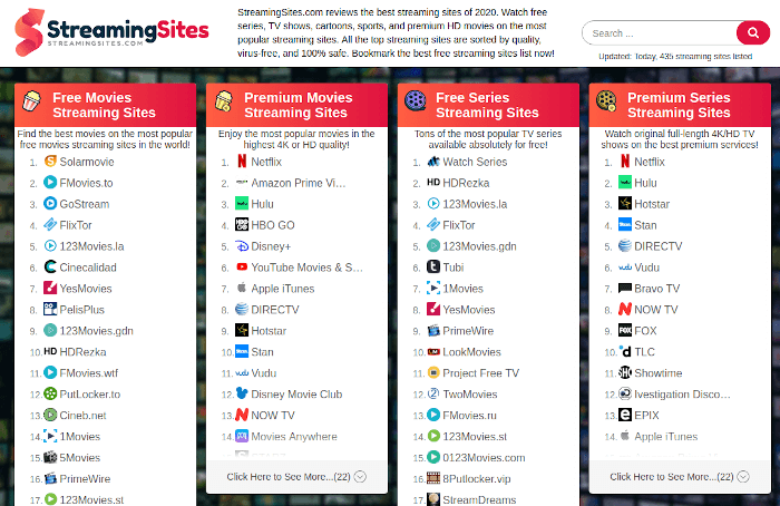 Steaming-Sites